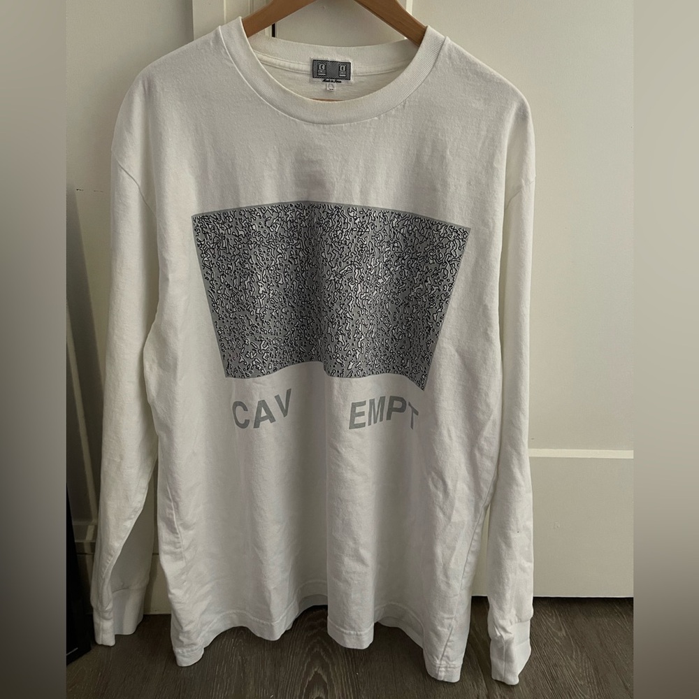 Cav Empt White and Black Graphic Tee
